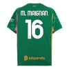 Levné AC Milán M. Maignan 16 Brankářské Zelená 2025-26 Krátký Rukáv
